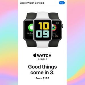 Apple 3 series watch